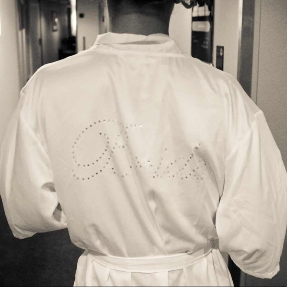Bride’s robe
